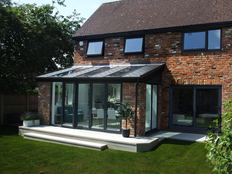 Tiled Lean-to