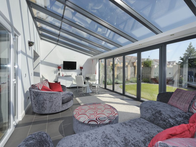 Glass lean-to conservatory Bridgend