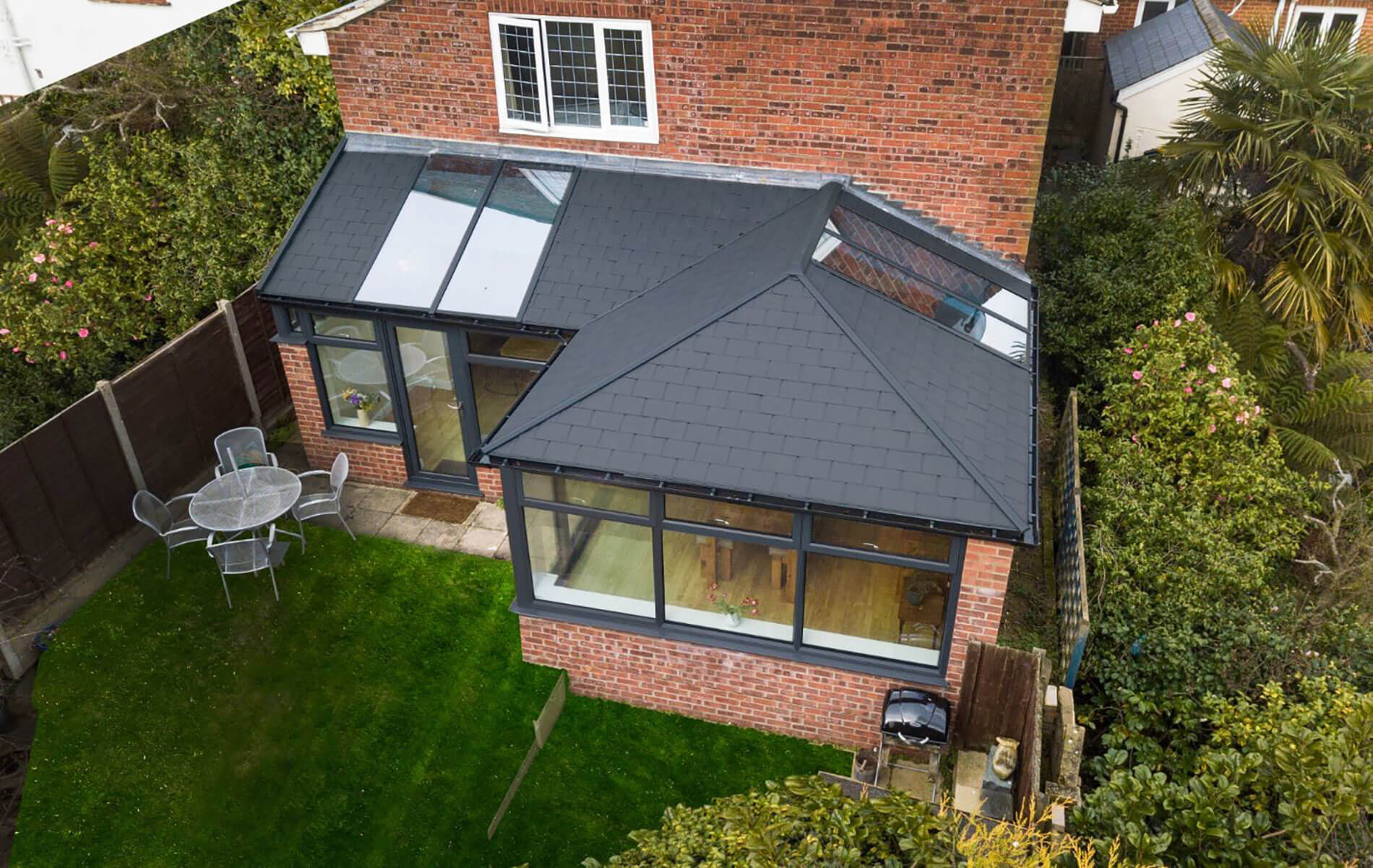 tiled roof conservatory